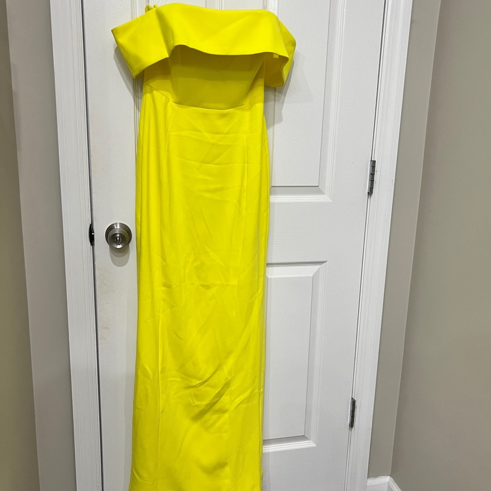 House of CB yellow fancy dress